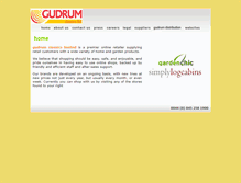 Tablet Screenshot of gudrum.com